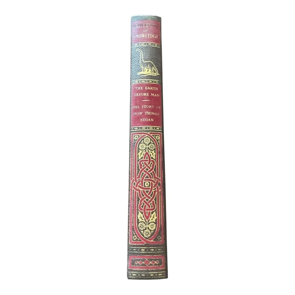 1937 University of Knowledge Vol 1 The Earth Before Man Raymond Janssen HC w/